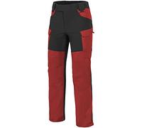 Helikon-Tex HOP Hybrid Outback Tactical Pants - DuraCanvas - VersaStretch - Outdoors, Hiking, Law Enforcement, Work Pants, Crimson Sky / Black, 34W x 30L