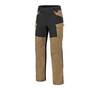 Helikon-Tex HOP Hybrid Outback Tactical Pants - DuraCanvas - VersaStretch - Outdoors, Hiking, Law Enforcement, Work Pants, Coyote Brown / Black, 34W x 30L