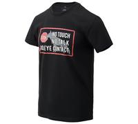 Helikon K9 - No Touch T-Shirt Mens Military Working Dog Cotton Graphic Top Black