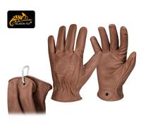 Helikon-Tex LUMBER GLOVES Bushcraft Survival Outdoor Tactical Brown Leather