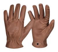 Helikon-Tex Lumber Gloves Protective Full Finger Cowhide Leather Mens US Brown