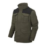 HELIKON TEX® M65 Covert Contractor JACKET® DuraCanvas - Taiga Green / Black A