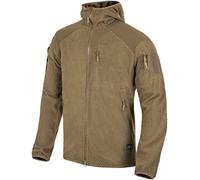 Helikon-Tex Men's Alpha Hoodie Jacket Grid Fleece Coyote Size XS