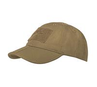 Helikon-Tex Folding PolyCotton Rip-Stop Baseball Cap plus velcro - Coyote