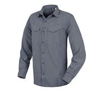 Helikon-Tex Men's Defender Mk2 Gentleman Shirt Long Sleeve Melange Blue Size 3XL