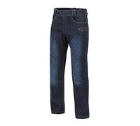 Helikon-Tex Greyman Tactical Jeans Denim Mid Trousers Mens Durable Dark Blue