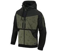 Helikon-Tex Men's Rogue Hoodie Full Zip Black/Desert Night Camo Size XL