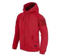Helikon-Tex Urban Tactical Hoodie Lite Full Zip Mens Fleece Jacket Hunting Red