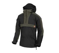 Jacket Helikon Woodsman Anorak - Black/Taiga Green
