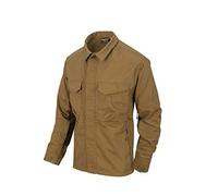 Helikon Woodsman Long Sleeve Shirt - Coyote/Taiga Green