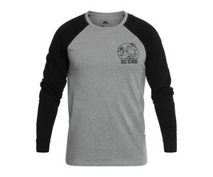 Helikon-Tex Old School Long Sleeve T-Shirt - Grey Melange/Black