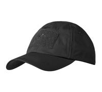 Helikon-Tex Helikon Men's - Cotton Ripstop - Khaki Tactical BBC Cap, Mens- Polycotton Ripstop - Black, 6271, Black, Standard Size