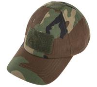 Helikon-Tex Men's Tactical BBC Cap - Cotton Ripstop - Khaki Tactical BBC Cap, Us Woodland, One Size