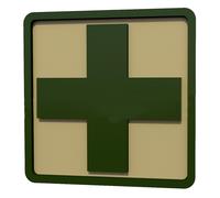 Helikon Medical Cross Patch Khaki