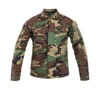 Helikon-Tex Raid Polycotton Stretch Rip-Stop Combat Shirt - US Woodland