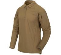 Helikon Range Long Sleeve Polo Shirt - Coyote