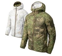 Helikon Wolfhound Hoodie reversible jacket - PenCott WildWood/PenCott Snowdrift