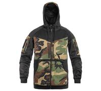 Helikon-Tex Men's Rogue Hoodie Full Zip Black/US Woodland Size XL