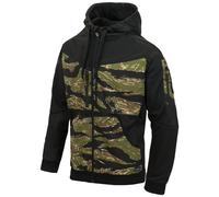 Helikon-Tex Rouge Hoodie Full Zip Mens Tactical Black / Tiger Stripe Camo