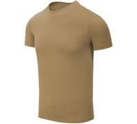 Helikon Organic Cotton T-Shirt Slim Mens Gym Sport Casual Athletic Plain Coyote