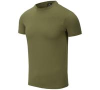 Helikon Organic Cotton T-Shirt Slim Mens Gym Sport Casual Athletic U.S Green