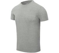 Helikon T-Shirt Slim Mens Sport Casual Athletic Plain Short Sleeved Melange Grey