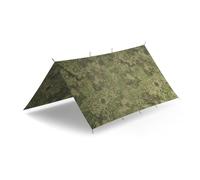 Helikon-Tex SUPERTARP® 3x3m Polyester Tarp- Two Covers Included, Water-Resistant, 19 Attachment Points, 840g, Multicolor