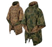 Helikon-Tex Swagman Roll - Mitchell Camo Leaf/Mitchell Camo Clouds Multi-Purpose Military Poncho, Woobie Blanket, Sleeping Bag & Emergency Jacket