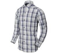 Helikon-Tex Trip Shirt Long Sleeve Mens Casual Breathable Check Indigo Plaid