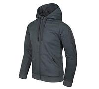 Helikon-Tex Urban Tactical Hoodie Full Zip Mens Hiking Warm Melange Black-Grey