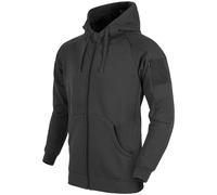 Helikon-Tex Urban Tactical Hoodie Lite Full Zip Mens Fleece Jacket Hunting Black