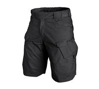 Helikon-Tex Urban Tactical Shorts 11 - Ripstop Polycotton, Mens, SP-UTK-PR-01, Black, S/Regular