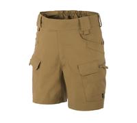 Helikon-Tex 6" Urban Tactical Shorts for Men - Lightweight, Breathable Cargo Shorts for Military, Police, Hiking, & Hunting, Tiger Stripe, 30W x 6L