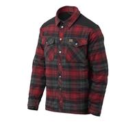 Helikon Winter Warden Long Sleeve Shirt - Slate Crimson Plaid