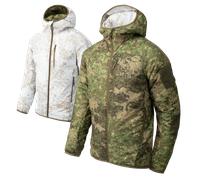 Helikon-Tex Wolfhound Hoodie Reversible Jacket - Mitchell Camo Leaf/Mitchell Camo Clouds