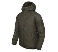 HELIKON-TEX WOLFHOUND HOODIE Padded Jacket, Wolfhand Hoodie, Climashield, Hooded, Lightweight, Lightweight, Thermal, Cold Protection, Windproof, Men's, tiga green, L