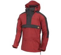 Helikon-Tex Woodsman Anorak Jacket Mens Breathable Travel Crimson Sky Ash Grey