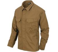 Helikon-Tex Woodsman Shirt Long Sleeve Bushcraft Mens YKK Coyote / Taiga Green