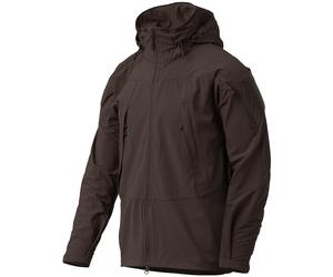 Helikon Trooper MK2 Jacket Mens Soft-Shell Hooded Windproof Earth Brown
