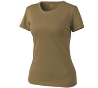 Helikon Women's T-Shirt Security Sport Casual Gym Army Cotton Plain Top Coyote
