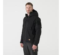 Helikon Yukon Winter Jacket Mens Coat Hooded Climashield Duracanvas Black