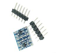 Helilyco 10-Pack 4-Channel Bidirectional Level Shifting Module 3V to 5V with Integrated Power for Protection and Status LED UART IIC Protocols(2-Channel)