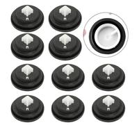 Helilyco 10 Pack for Black Diaphragm for Siamp Ball Valve, 27mm Replacement for Washer Bottom and Side Inlet Fill Valve Cistern Parts