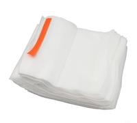 Helilyco 100 PCS Garden Fruit for Protection Mesh Bags White Non-Woven Net Covers Against Birds Frost Apples Peaches Pears Oranges Grapes 18x20cm