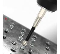 Helilyco 10pc Cross Magnetic Screwdriver Bit Set PH2 1 4 Hex Shank Alloy Steel Anti-Slip Long Drill Bits for Impact Drivers and Electric Drills