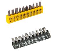 Helilyco 10Pcs Magnetic Insert Bit Set for Torx Flat Head Cross Screws Quick Release Holder for 1 4" Electric Screwdriver and Drill Tools