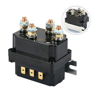 Helilyco 12V 250A Winch Solenoid Relay Contactor with Rocker Switch for ATV UTV 5000-7000 lb Winches, Black