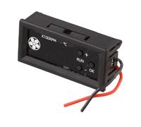 Helilyco 12V 4-Wire for PWM Fan Temperature Controller, 3A Regulator with Digital Display, Silent Operation Computer Cooling Systems(2 lines)