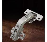 Helilyco 135° Corner Cabinet Hinge for Kitchen Cupboard Concealed Door Hardware with Soft Close Damper 3-Pack Silver Cold Rolled Steel