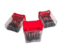 Helilyco 15PCS Impact-Tough Screwdriver Power-Bit Set for Pozidriv For-PZ1/PZ2/PZ3*50 S 2 Alloy Steel Screwdriver Bits Set Hardware Parts